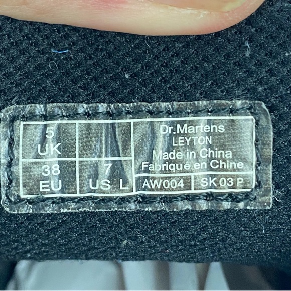 Dr. Martens Leyton Oxblood Red Boots Sz 7 Leather High Top - Picture 11 of 14